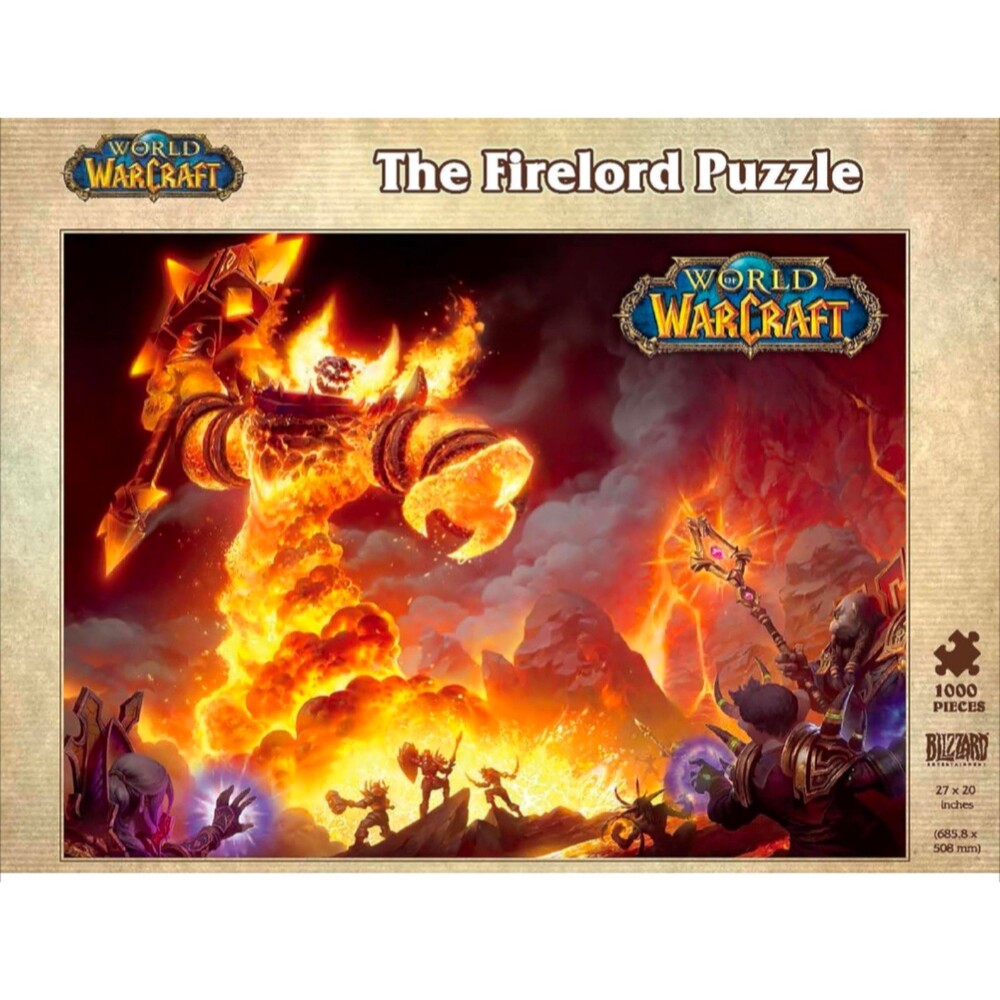 World of Warcraft The Firelord Jigsaw Puzzle, Blizzard Entertainment 1000 Piece